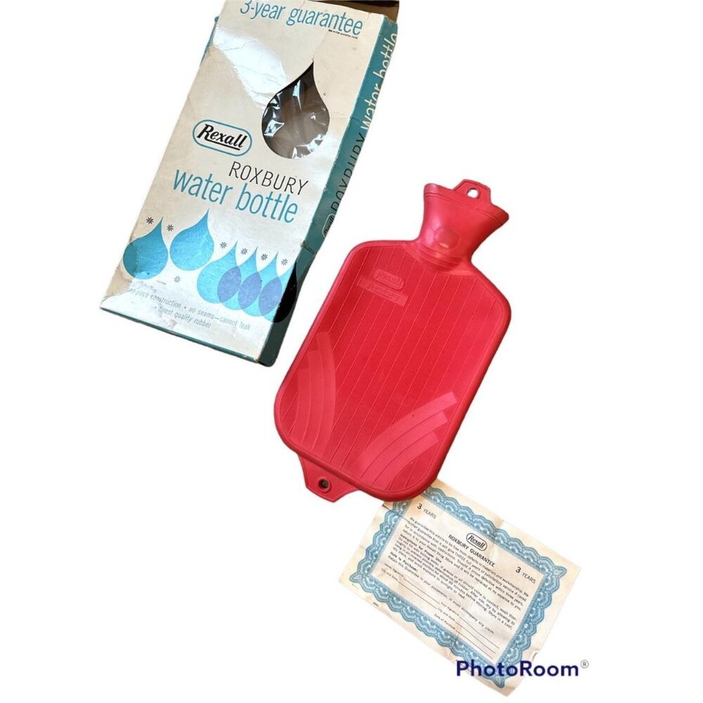 Vintage Midcentury Rexall Roxbury Water Bottle